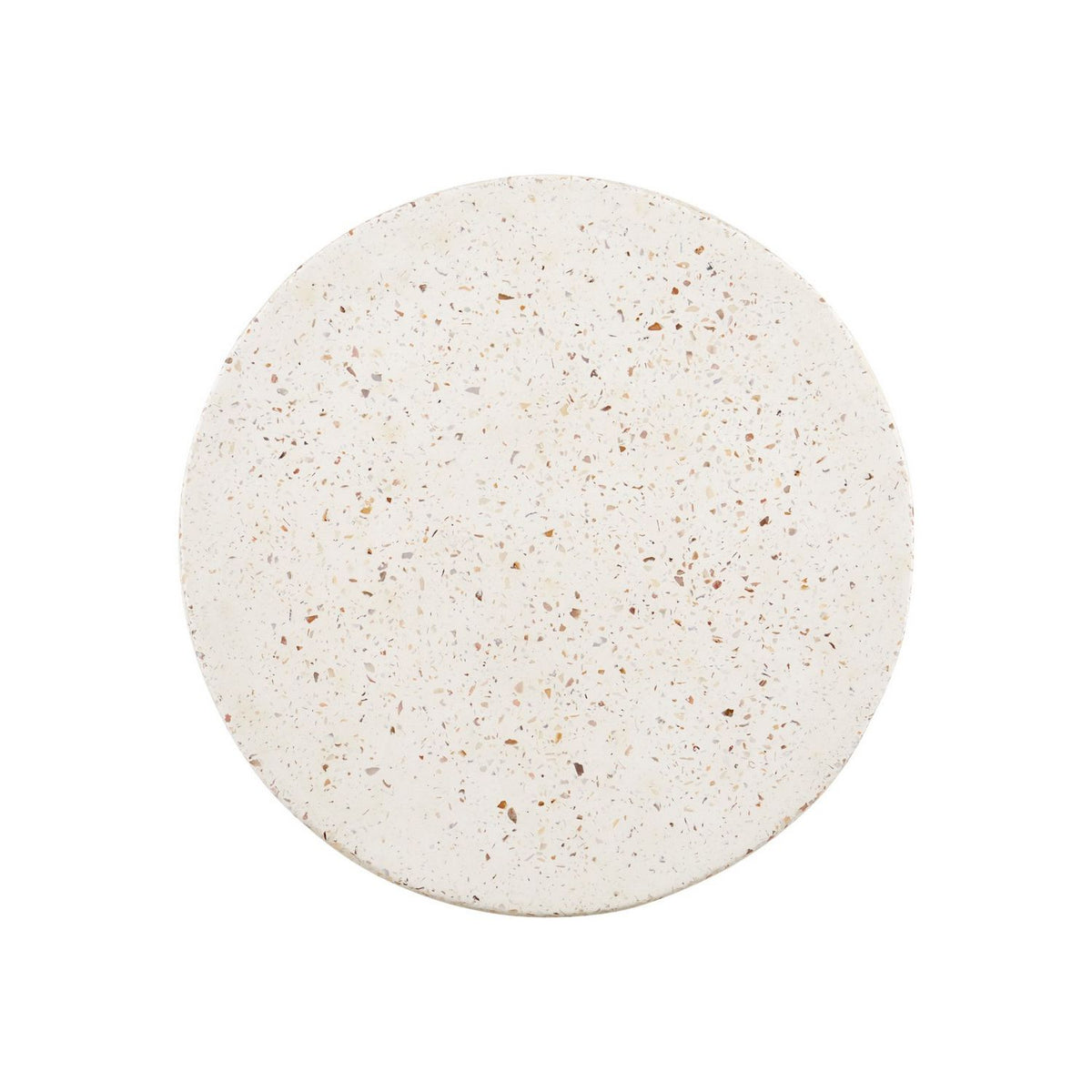 Currey and Company 2000-0057 Cresta Terrazzo Pedestal in Ivory Terrazzo