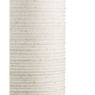 Currey and Company 2000-0058 Cresta Terrazzo Pedestal in Ivory Terrazzo