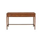 Currey and Company 3000-0343 Evie Writing Desk in Mappa Burl/Brass