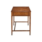 Currey and Company 3000-0343 Evie Writing Desk in Mappa Burl/Brass