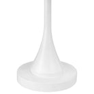 Currey and Company 4000-0258 Enid Accent Table in White/Gold
