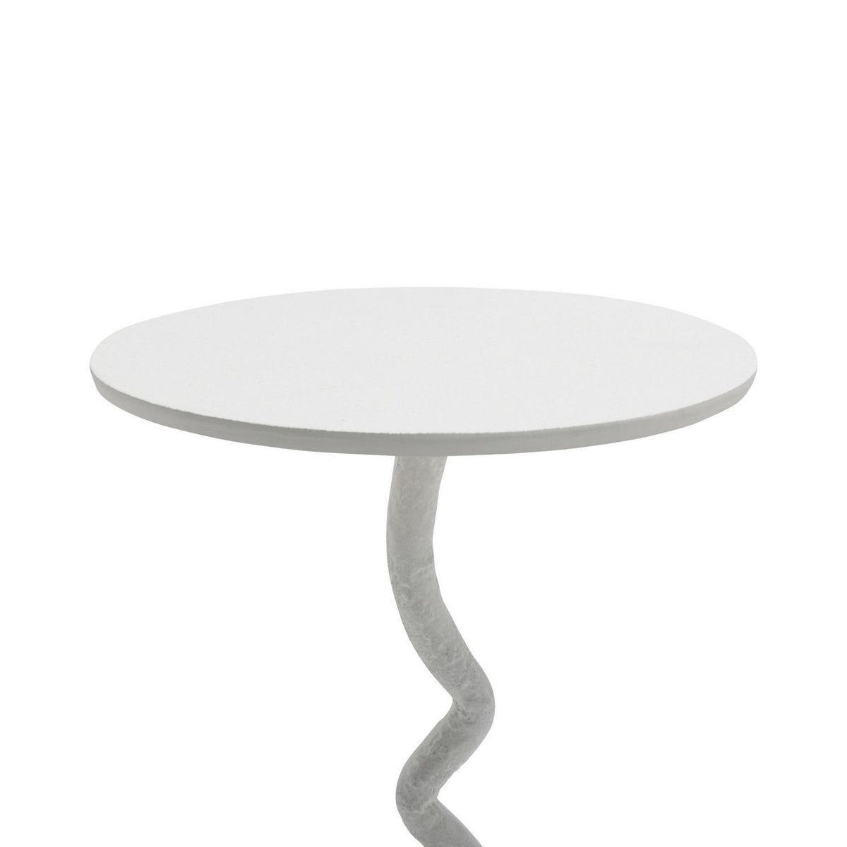 Currey and Company 4000-0263 Cauda Drinks Table in White