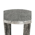 Currey and Company 4000-0265 Structure Accent Table in Antique Nickel