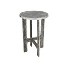 Currey and Company 4000-0265 Structure Accent Table in Antique Nickel