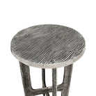 Currey and Company 4000-0265 Structure Accent Table in Antique Nickel