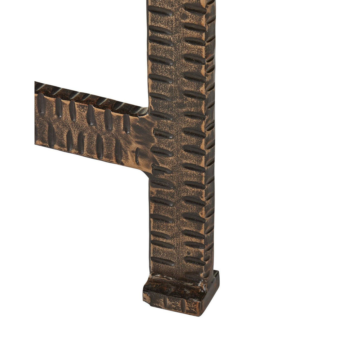 Currey and Company 4000-0276 Ampleur Cocktail Table in Rustic Bronze/Natural