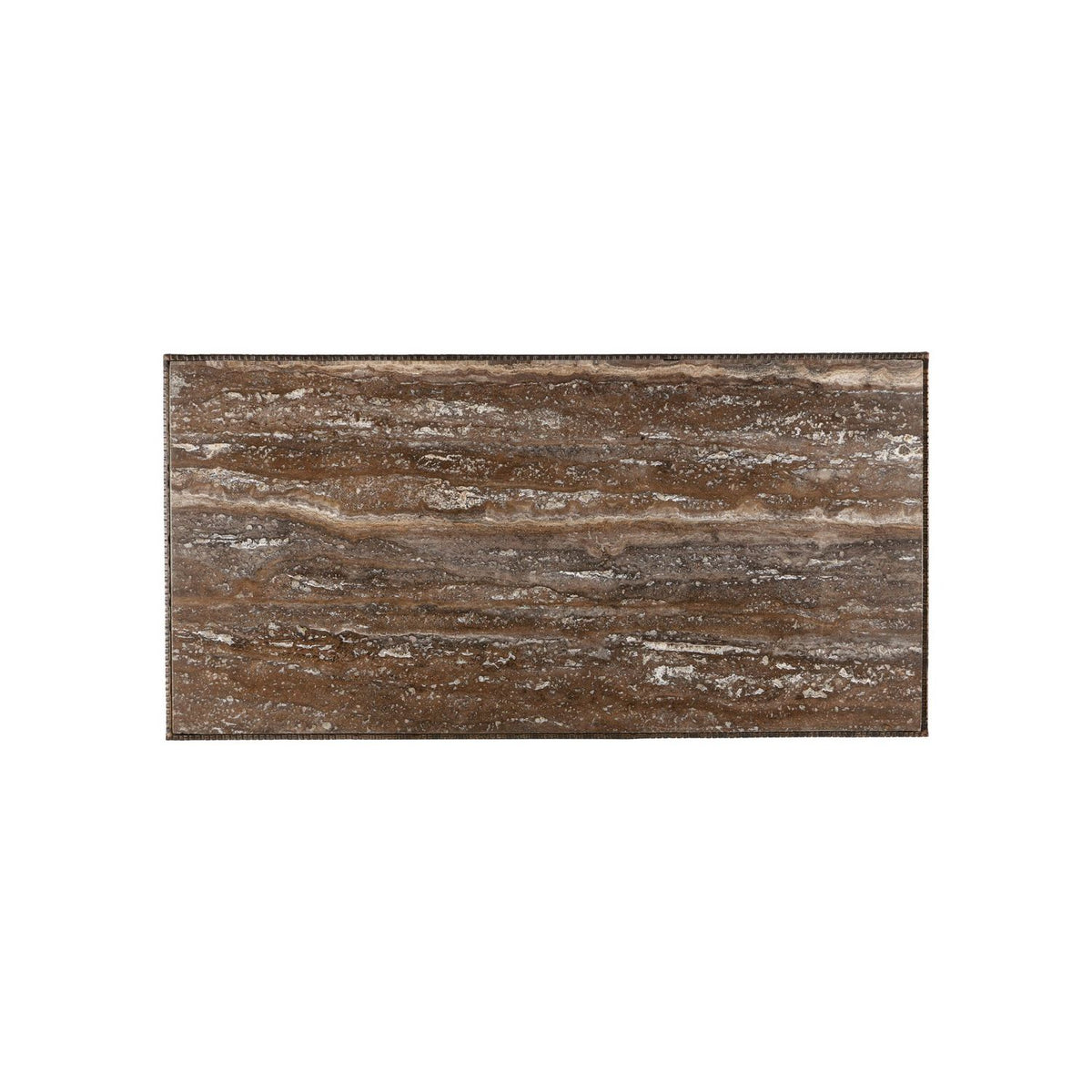 Currey and Company 4000-0276 Ampleur Cocktail Table in Rustic Bronze/Natural
