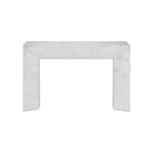Currey and Company 4000-0278 Fireside Console Table in Natural White/Green