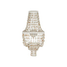 Currey and Company 5000-0306 Cybele Wall Sconce in Natural/Pearlized White/White