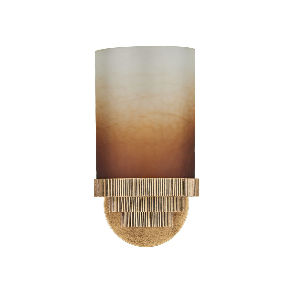 Currey and Company 5000-0310 Thorley Wall Sconce in Gold Luster/Antique Gold