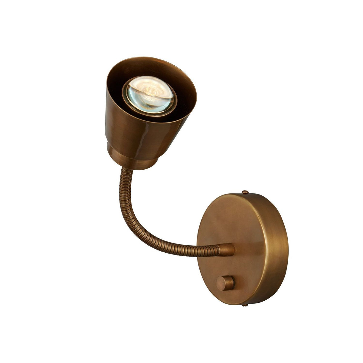 Currey and Company 5000-0313 Wilbaux Wall Sconce in Antique Brass