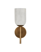 Currey and Company 5800-0082 Belmont Wall Sconce in Natural/Antique Brass
