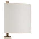 Currey and Company 6000-1082 Galuchat Table Lamp in Ivory Faux Shagreen/Brass