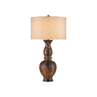 Currey and Company 6000-1088 Carterton Table Lamp in Marbleized Brown