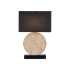 Currey and Company 6000-1100 Pinion Table Lamp in Natural/Black