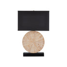 Currey and Company 6000-1100 Pinion Table Lamp in Natural/Black