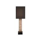 Currey and Company 6000-1100 Pinion Table Lamp in Natural/Black
