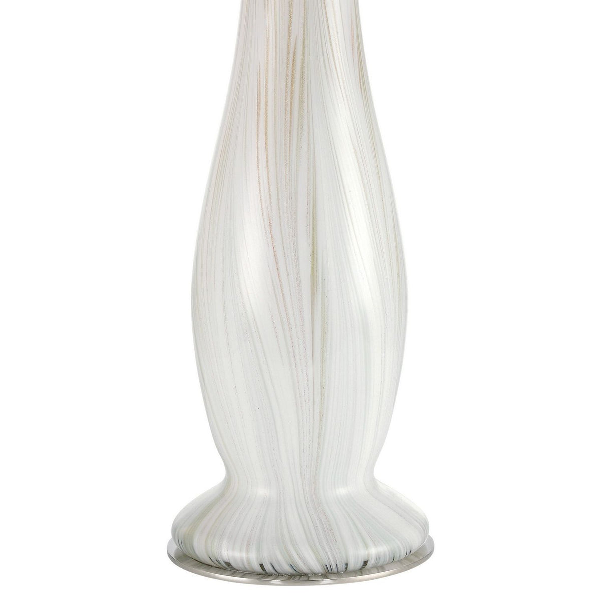 Currey and Company 6000-1102 Penna Table Lamp in Light Gray/Off-White
