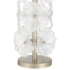 Currey and Company 6000-1110 Mallow Table Lamp in Clear/Champagne