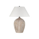 Currey and Company 6000-1111 Fresco Table Lamp in Beige/Brown