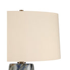 Currey and Company 6000-1112 Rivulet Table Lamp in Marbleized Gray