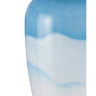 Currey and Company 6000-1122 Heaven Table Lamp in Cloudy Blue/Nickel