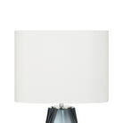Currey and Company 6700-0024 Danza Cordless Table Lamp in Blue/Clear/Polished Nickel