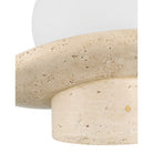 Currey and Company 6700-0032 Navigation Cordless Table Lamp in Natural/Opaque
