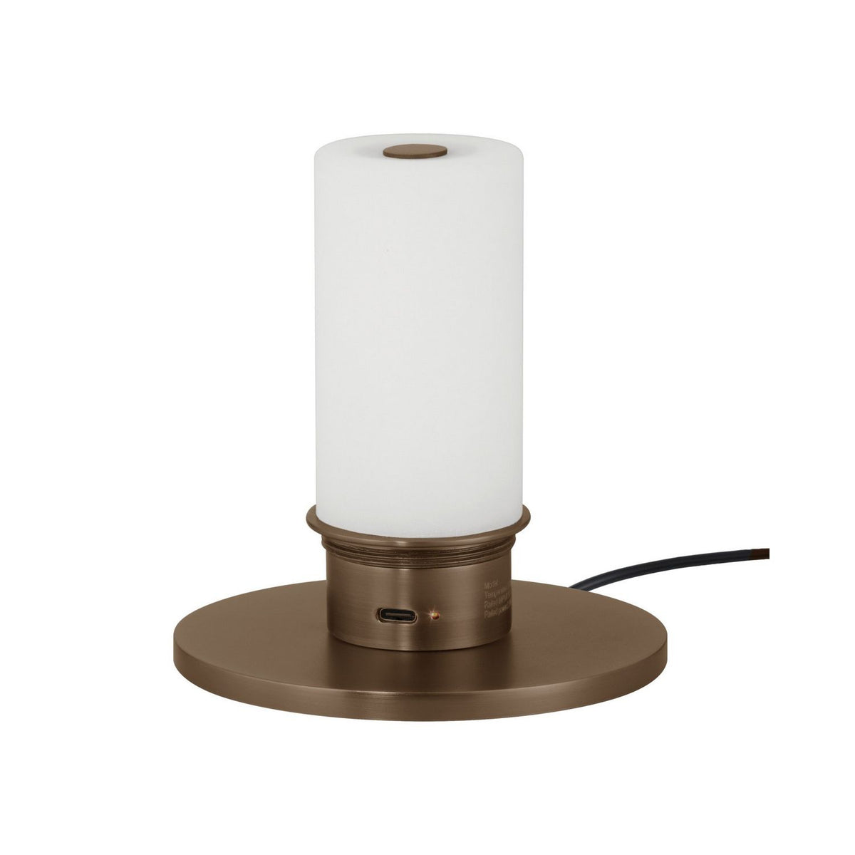 Currey and Company 6700-0035 Daphne Cordless Table Lamp in Ivory/Gold