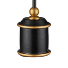 Currey and Company 6700-0036 Daphne Cordless Table Lamp in Black/Gold