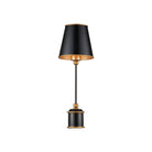 Currey and Company 6700-0036 Daphne Cordless Table Lamp in Black/Gold