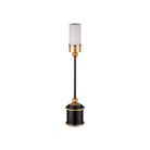 Currey and Company 6700-0036 Daphne Cordless Table Lamp in Black/Gold