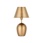 Currey and Company 6700-0042 Volley Cordless Table Lamp in Antique Brass