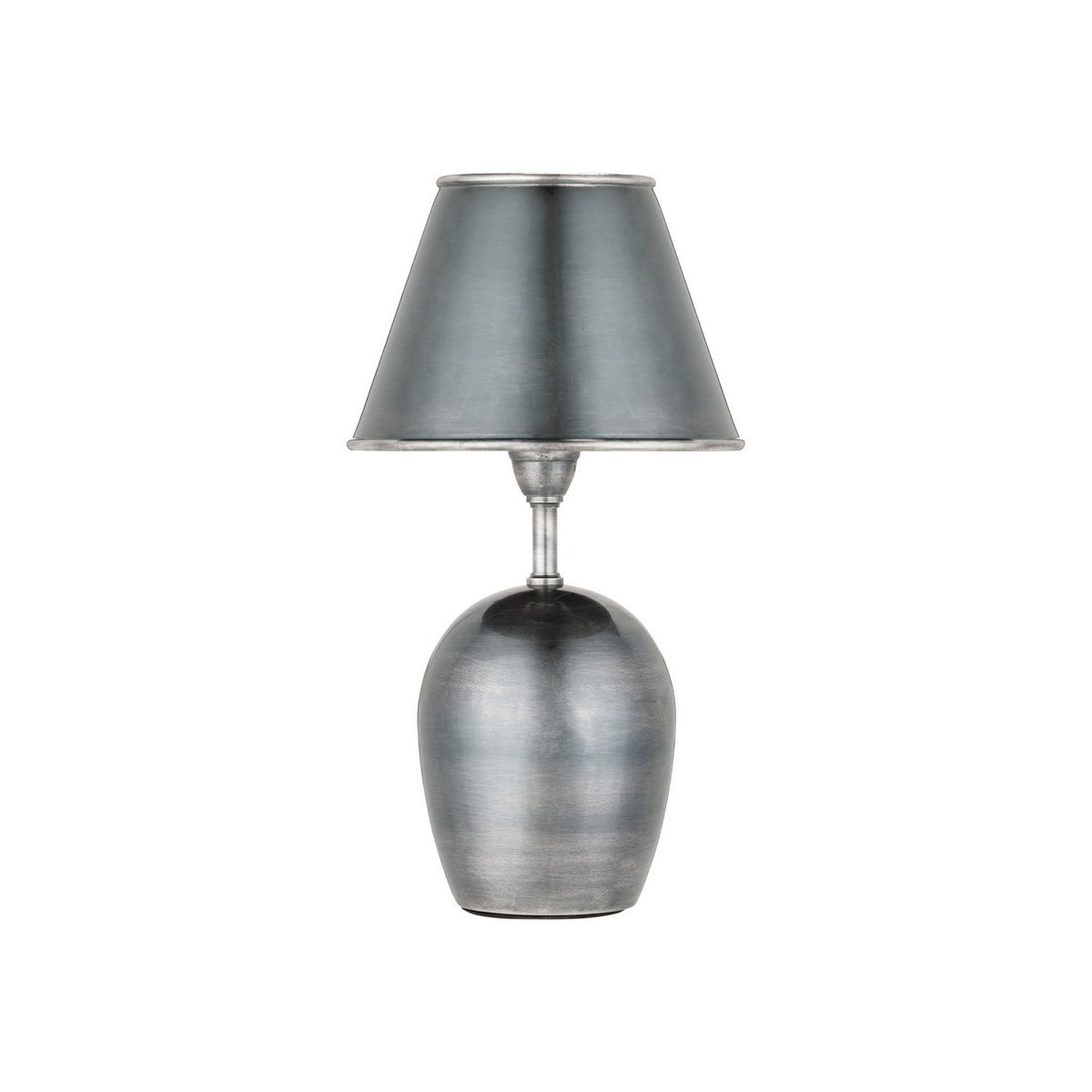 Currey and Company 6700-0043 Volley Cordless Table Lamp in Antique Silver
