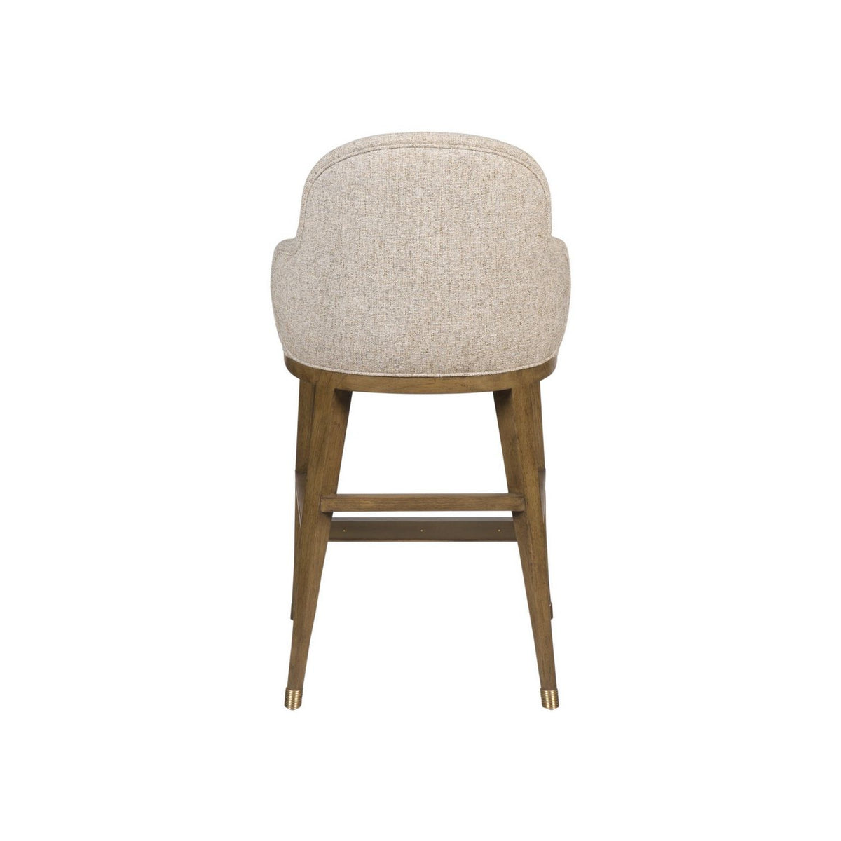 Currey and Company 7000-1132 Vario Counter Stool in Chanterelle/Satin Brass