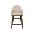 Currey and Company 7000-1132 Vario Counter Stool in Chanterelle/Satin Brass