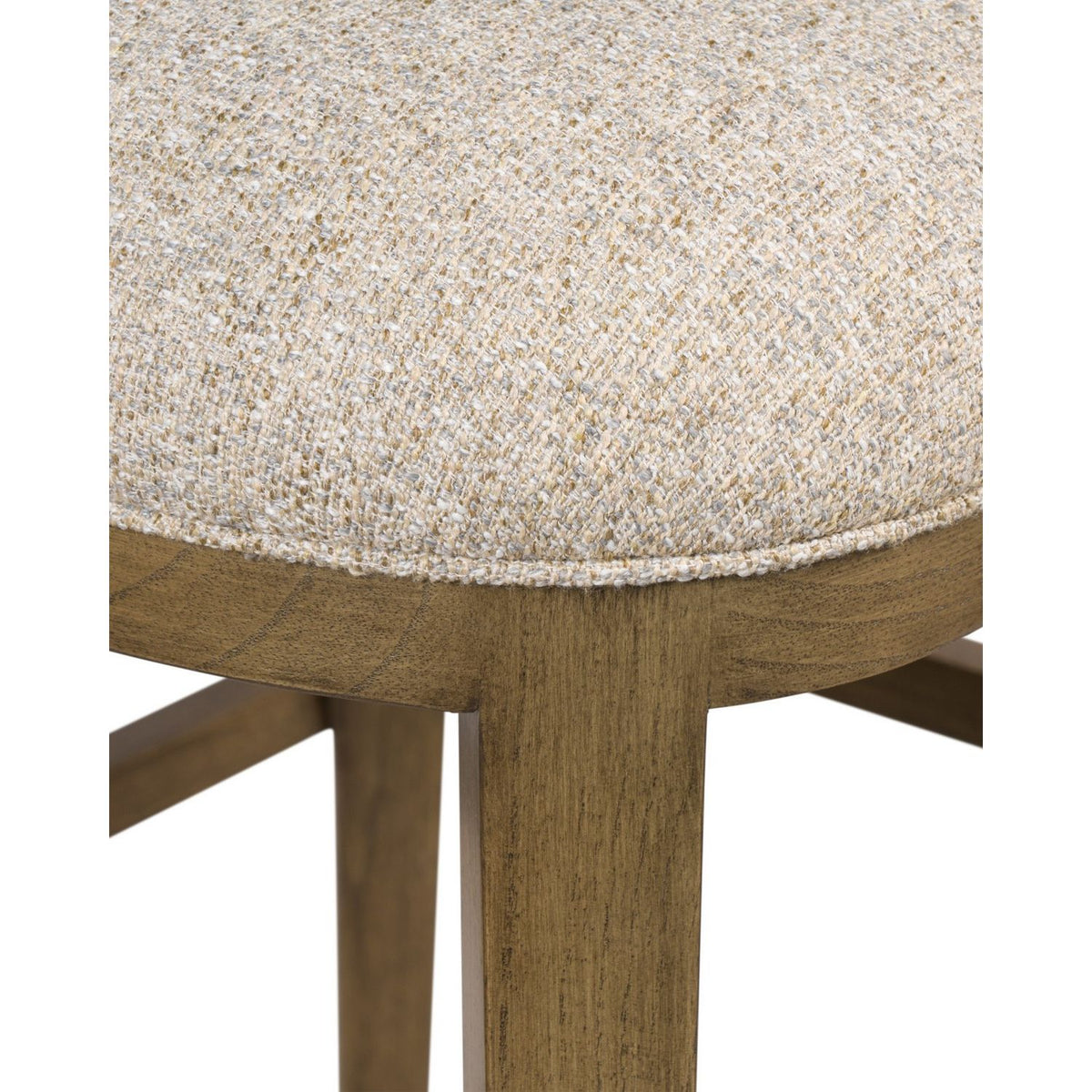 Currey and Company 7000-1142 Vario Bar Stool in Chanterelle/Satin Brass