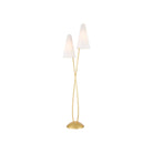 Currey and Company 8000-0183 Pas de Deux Floor Lamp in Contemporary Gold Leaf