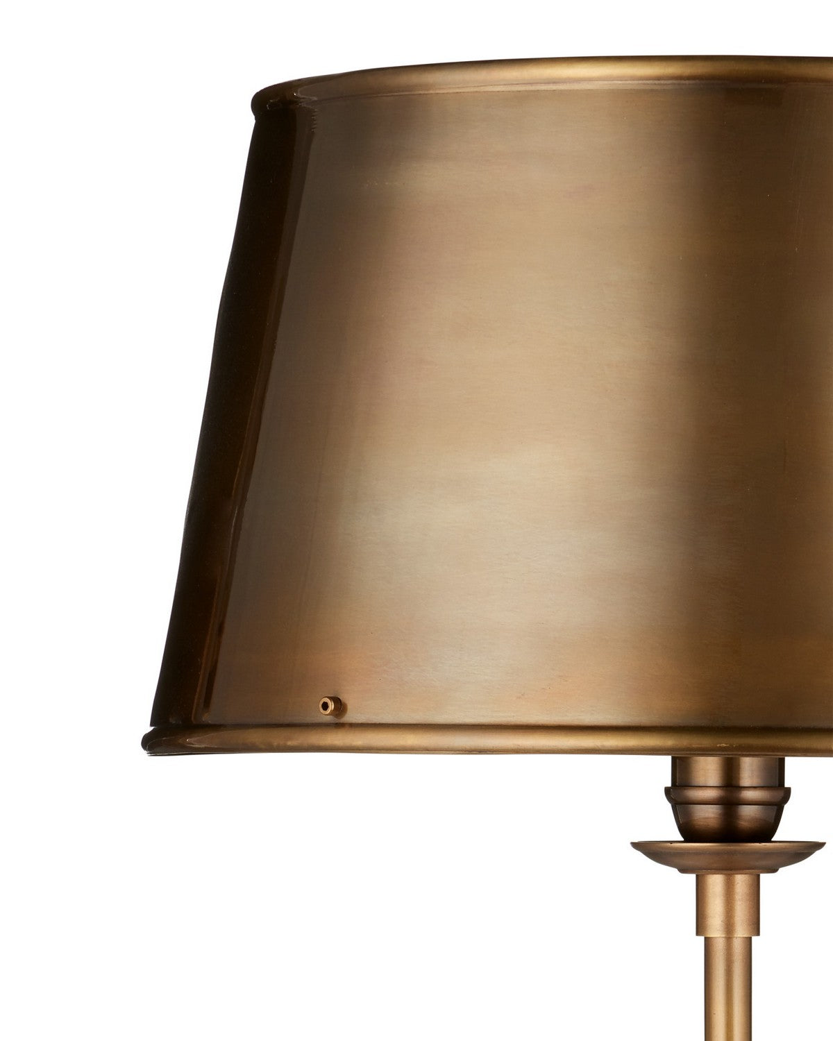 Currey and Company 8000-0191 Callum Floor Lamp in Antique Brass
