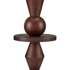 Currey and Company 8000-0192 Cipher Floor Lamp in Walnut Brown
