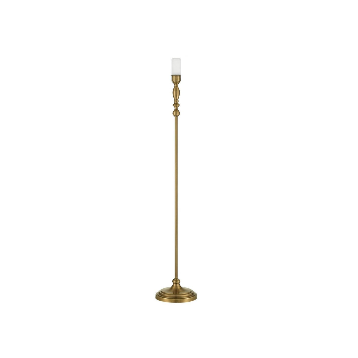Currey and Company 8700-0001 Viaggio Cordless Floor Lamp in Polished Antique Brass