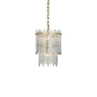 Currey and Company 9000-1454 Electra Oval Chandelier in Clear/Antique Brass