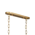 Currey and Company 9000-1454 Electra Oval Chandelier in Clear/Antique Brass