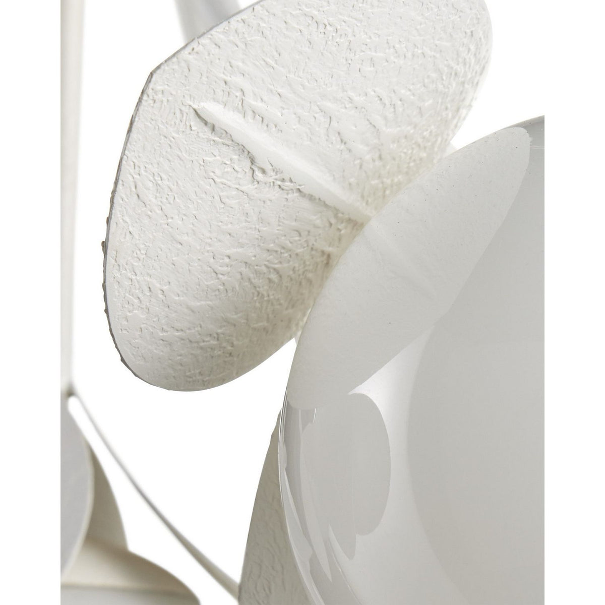 Currey and Company 9000-1465 Effloresce Chandelier in Gesso White/White