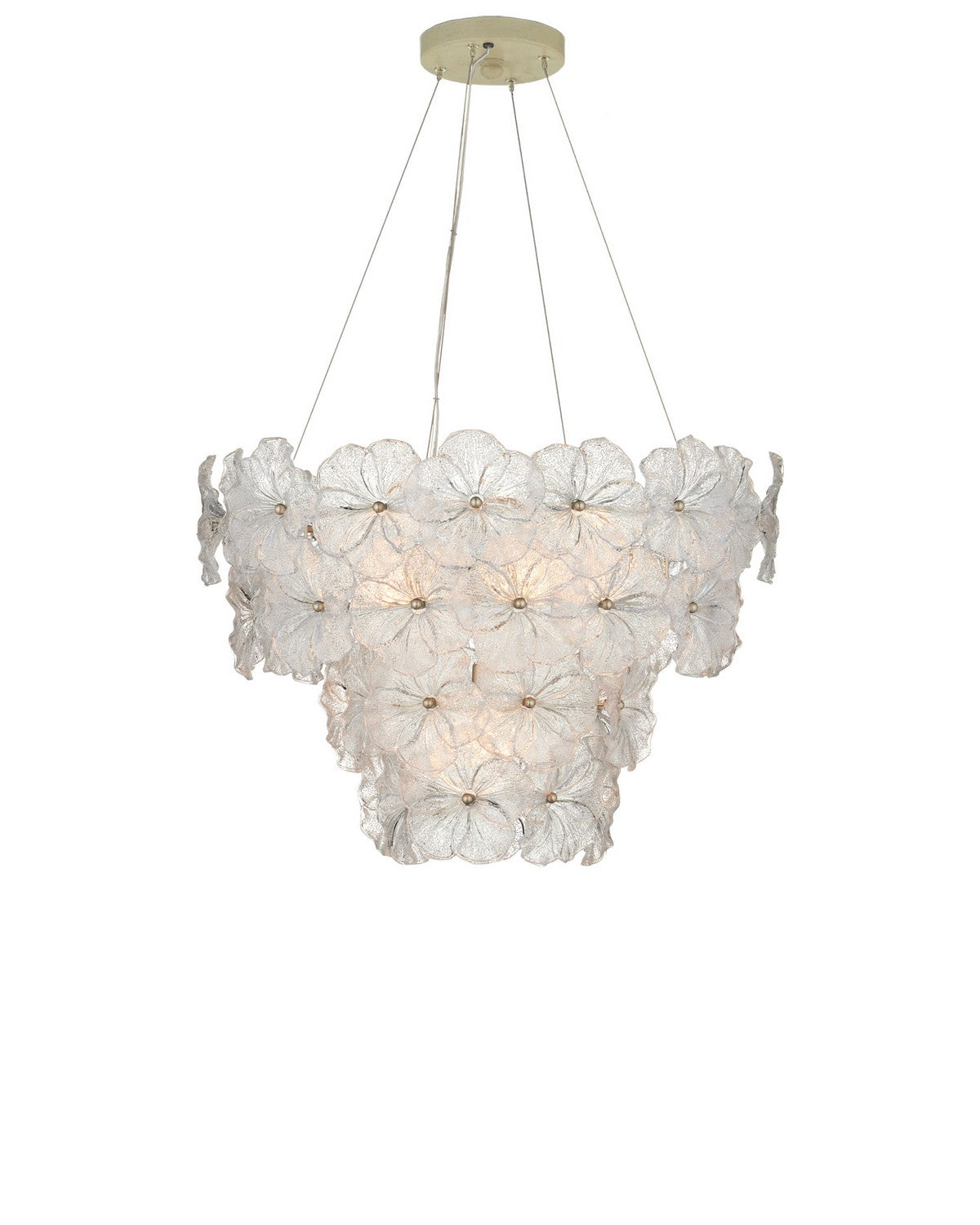 Currey and Company 9000-1467 Mallow Chandelier in Clear/Champagne