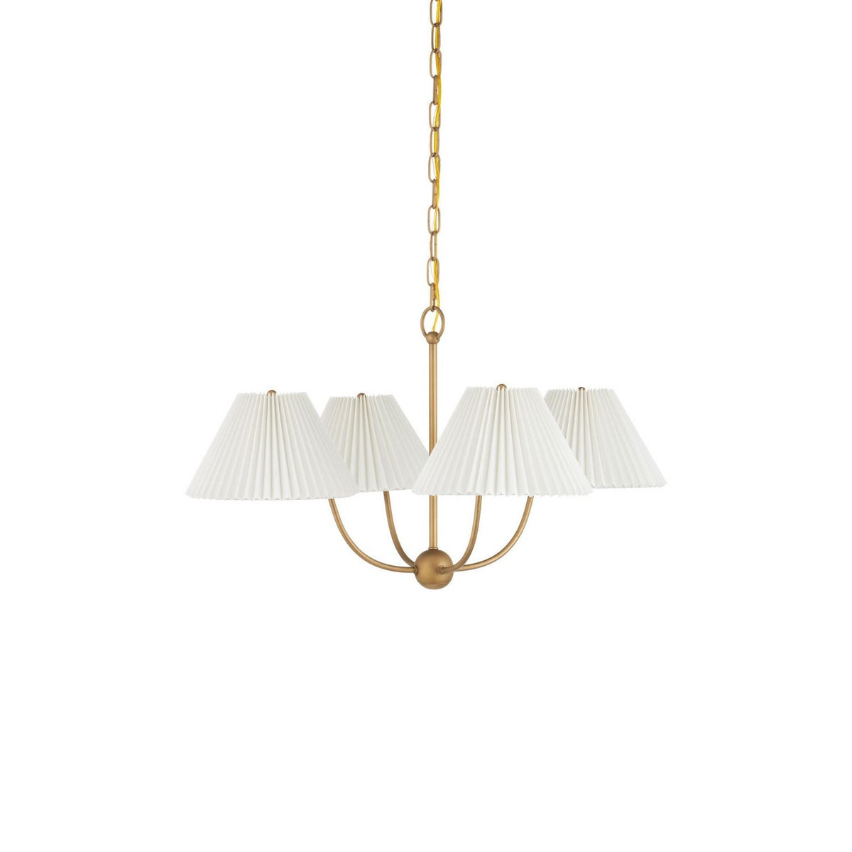 Currey and Company 9000-1482 Cedric Chandelier in Brass