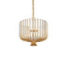 Currey and Company 9000-1484 Faraday Chandelier in Brushed Brass/Clear