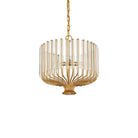 Currey and Company 9000-1484 Faraday Chandelier in Brushed Brass/Clear