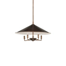 Currey and Company 9000-1489 Barnaba Chandelier in Brushed Brown/Off-White