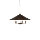 Currey and Company 9000-1489 Barnaba Chandelier in Brushed Brown/Off-White